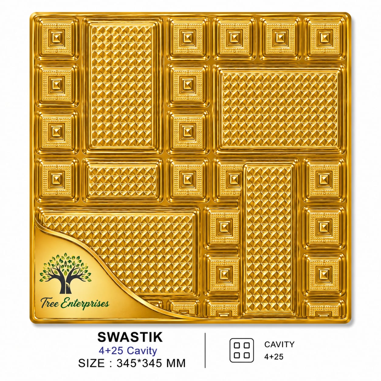 SWASTIK 4+25 CAVITY SIZE 345*345MM
